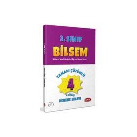3. Sınıf Bilsem Tamamı Çözümlü Fasikül 4 Deneme Sınavı - Data Yayınları