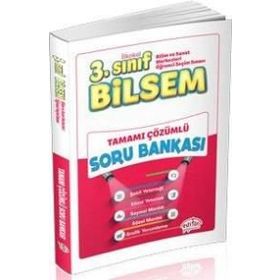 3.Sınıf Bilsem Tamamı Çözümlü Soru Bankası Editör Yayınları