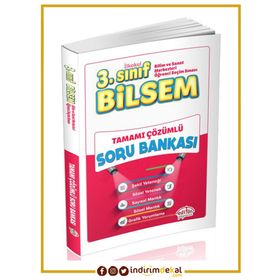 3.Sınıf Bilsem Tamamı Çözümlü Soru Bankası Editör Yayınları