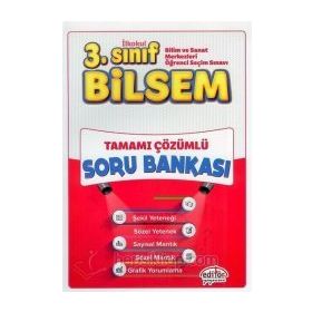3.Sınıf Bilsem Tamamı Çözümlü Soru Bankası Editör Yayınları