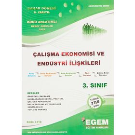 3. Sınıf Çalışma Ekonomisi ve Endüstri İlişkileri Konu Anlatımlı Soru Bankası