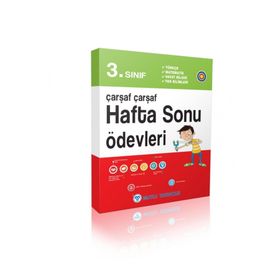 3. Sınıf Çarşaf Çarşaf Hafta Sonu Ödevleri Mutlu Yayıncılık