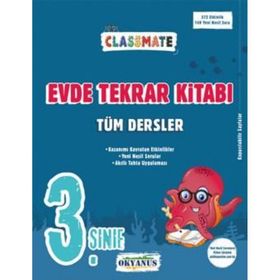 3. Sınıf Classmate Tüm Dersler Evde Tekrar Kitabı - Okyanus Yayınları