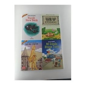 3. Sınıf Çocuk Edebiyatı Hikaye Seti 4 Kitap - Jules Verne - Yeti Kitap Yayınları