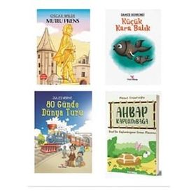 3. Sınıf Çocuk Edebiyatı Hikaye Seti 4 Kitap - Jules Verne - Yeti Kitap Yayınları