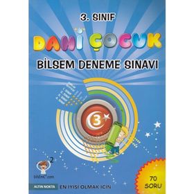 3.Sınıf Dahi Çocuk Bilsem Deneme Sınavı Altın Nokta Yayınları