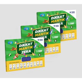 3. Sınıf Dikkat Mantık Zeka Sıfırdan Kodlama Seti-Curious&Genius Yayınları