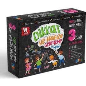 3. Sınıf Dikkat ve Hafıza Geliştime Programı - Monera Yayınları
