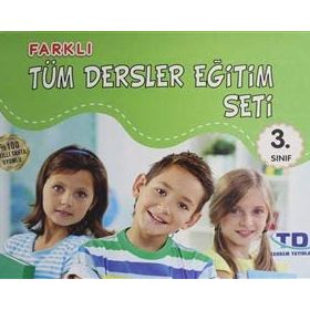 3. Sınıf Farklı Tüm Dersler Eğitim Seti 4 Kitap Takım