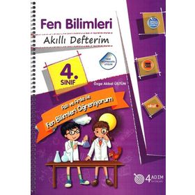 3. Sınıf Fen Bilimleri Akıllı Defterim 4 Adım Yayınları