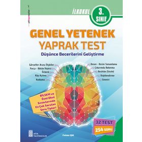 3. Sınıf Genel Yetenek Yaprak Test-Ata Yayıncılık