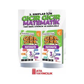 3. Sınıf Gıcır Gıcır Matematik 1 ve 2. Kitap Ata Yayıncılık