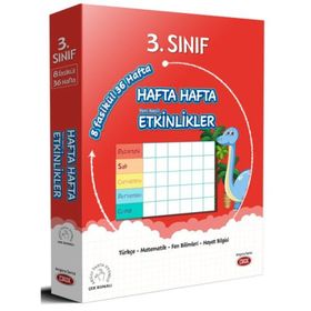 3. Sınıf Hafta Hafta Etkinlikler 8 Fasikül Data Yayınları