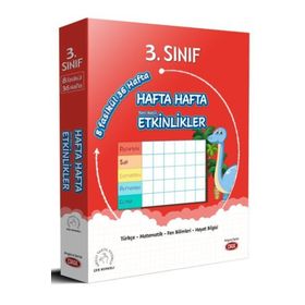 3. Sınıf Hafta Hafta Etkinlikler 8 Fasikül Data Yayınları