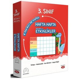 3. Sınıf Hafta Hafta Etkinlikler 8 Fasikül Data Yayınları