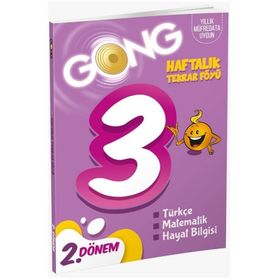 3. Sınıf Haftalık Tekrar Föyü 2. Dönem-Gong Yayınları
