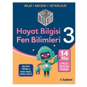 3. Sınıf Hayat Bilgisi Fen Bilimleri 3 Boyut Soru Bankası - Tudem Yayınları