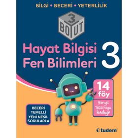 3. Sınıf Hayat Bilgisi ve Fen Bilimleri 3 Boyut - Tudem Yayınları