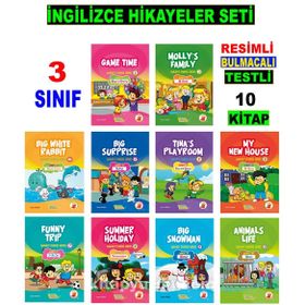 3. Sınıf İngilizce Hikayeler Seti 10 Kitap - Hasan Güneri