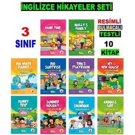 3. Sınıf İngilizce Hikayeler Seti 10 Kitap - Hasan Güneri