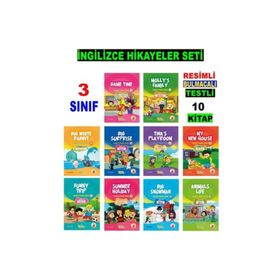 3. Sınıf İngilizce Hikayeler Seti 10 Kitap - Hasan Güneri