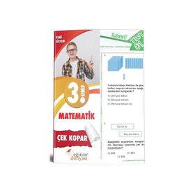 3. Sınıf Matematik Çek Kopar Yaprak Test-Benim Hocam Eğitim Dünyası