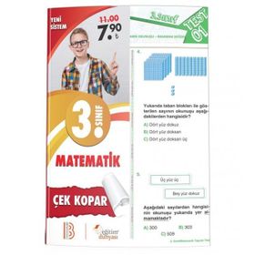 3. Sınıf Matematik Çek Kopar Yaprak Test-Benim Hocam Eğitim Dünyası
