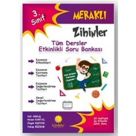 3. Sınıf Meraklı Zihinler Tüm Dersler Etkinlikli Soru Bankası - Günay Yayınları