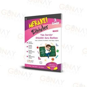 3. Sınıf Meraklı Zihinler Tüm Dersler Etkinlikli Soru Bankası - Günay Yayınları
