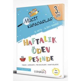 3. Sınıf Mucit Kafadarlar Haftalık Ödev Peşinde-Çalışkan Yayınları
