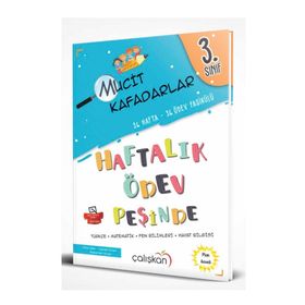 3. Sınıf Mucit Kafadarlar Haftalık Ödev Peşinde-Çalışkan Yayınları