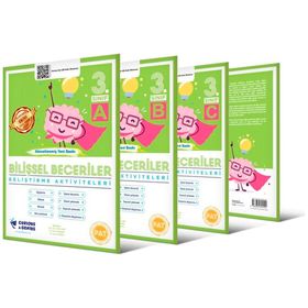 3. Sınıf Pat Bilişsel Beceriler Geliştirme Aktiviteleri Seti A B C Set-Curinous Genius Yayınları
