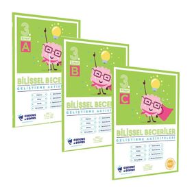 3. Sınıf Pat Bilişsel Beceriler Geliştirme Aktiviteleri Seti A B C Set-Curinous Genius Yayınları