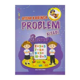 3. Sınıf Problemler Kitabı Ahmet Çelikkol Atom Karınca Yayınları