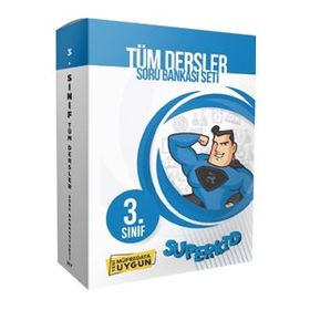 3.Sınıf Süperkid Tüm Dersler Yeni Nesil Soru Bankası Seti Referans Yayınları