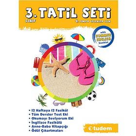 3. Sınıf Tatil Kitabım Tudem Yayınları 4. Sınıfa Geçenler İçin Yaz Tatil Kitabı