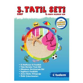 3. Sınıf Tatil Kitabım Tudem Yayınları 4. Sınıfa Geçenler İçin Yaz Tatil Kitabı