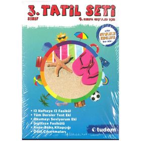 3. Sınıf Tatil Kitabım Tudem Yayınları 4. Sınıfa Geçenler İçin Yaz Tatil Kitabı