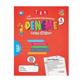 3. Sınıf Tek Deneme Sınavı Kitabım Palme Yayınları