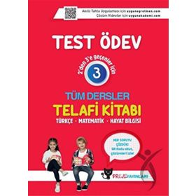 3.Sınıf Telafi Kitabı Tüm Dersler Proje Yayınları
