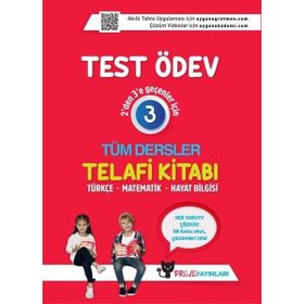 3.Sınıf Telafi Kitabı Tüm Dersler Proje Yayınları