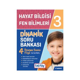 3. Sınıf Tudem Hayat Bilgisi ve Fen Bilimleri Dinamik Soru Bankası - Tudem Yayınları