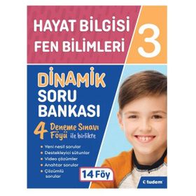 3. Sınıf Tudem Hayat Bilgisi ve Fen Bilimleri Dinamik Soru Bankası - Tudem Yayınları