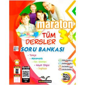 3. Sınıf Tüm Dersler Aşamalı Soru Bankası - Maraton Yayınları