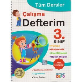 3. Sınıf Tüm Dersler Çalışma Defterim Kitap Depo Yayınları