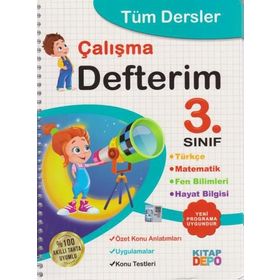 3. Sınıf Tüm Dersler Çalışma Defterim Kitap Depo Yayınları