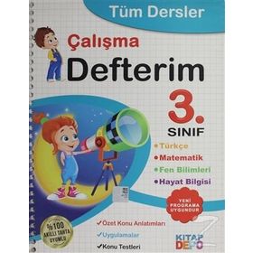 3. Sınıf Tüm Dersler Çalışma Defterim Kitap Depo Yayınları