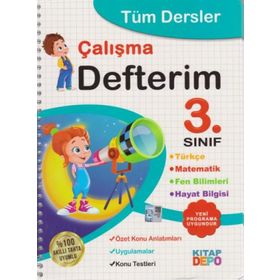 3. Sınıf Tüm Dersler Çalışma Defterim Kitap Depo Yayınları