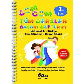 3. Sınıf Tüm Dersler Güm Güm Başarı Defterim - Fides Yayınları