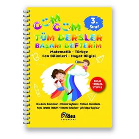 3. Sınıf Tüm Dersler Güm Güm Başarı Defterim - Fides Yayınları